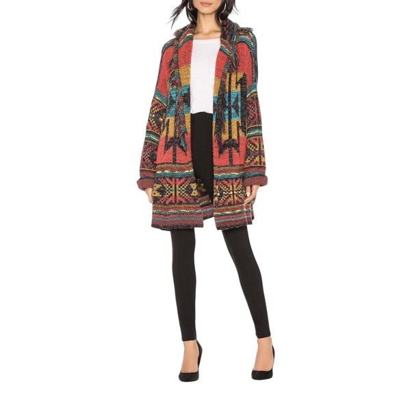 Free People Sweaters - FREE PEOPLE Wild Wild West Cardigan Sweater Sz XS S M Knit Lolli
Coachella Aztec